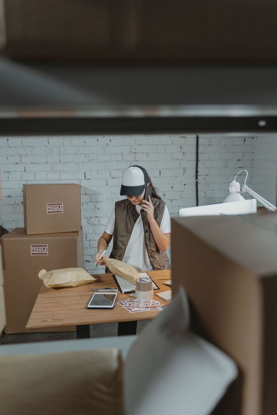Préparation d’une commande en gros chez Navalior Innovation